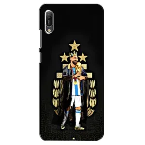 Чохли для Huawei Y6 2019 (Leo чемпіон) (AlphaPrint) (Мессі Король)