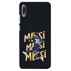 Чохли для Huawei Y6 2019 (Leo чемпіон) (AlphaPrint) (Messi ПСЖ)