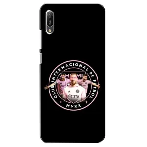 Чохли для Huawei Ё6 2019 - Лео Мессі Маямі (Мессі в лого)