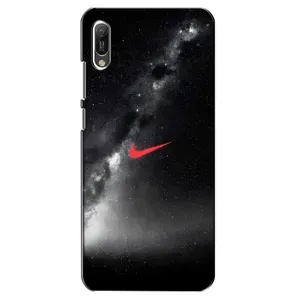 Чохол для Huawei Y6 2019 - з принтом Найк (AlphaPrint) (Найк червоний)