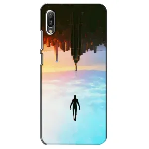 Чохол з людиною павуком для Huawei Y6 2019 - (AlphaPrint) (Людина павук)