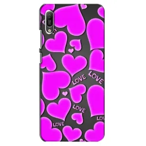 Чехлы для любимой на Huawei Ё6 2019 (VPrint) (Pink hearts)