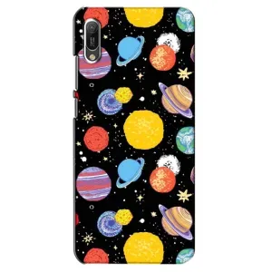 Космічні Чохли для Huawei Ё6 2019 (VPrint) (Намальовані планети)