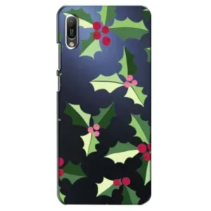 Зимні Чохли для Huawei Ё6 2019 - прозорий фон (Різдвяний фон)