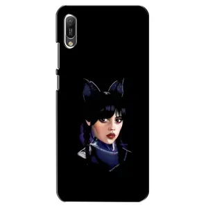 Чохли Венсдей на Huawei Y6 2019 Уенсдей (AlphaPrint) (серйозна Венздей)