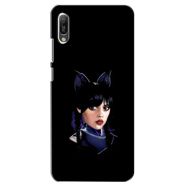 Чехол с принтом «серьезная Уэнздей» для Huawei Y6 2019
