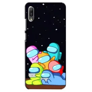 Чохли Амонг Ас для Huawei Y6 2019 (AlphaPrint) (Скіни в космосі)