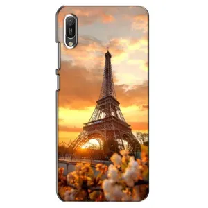 Чохол Ейфелева Вежа Huawei Y6 2019 - (AlphaPrint) (Сонячня вежа)