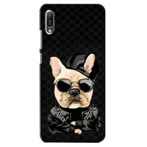 Чохли з крутими принтами для Huawei Y6 2019 - (PREMIUMPrint) (Стильна собака)