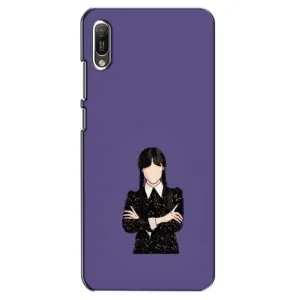 Чохли Венсдей на Huawei Y6 2019 Уенсдей (AlphaPrint) (Венздей у чорному)