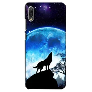 Захисні чохли для Huawei Ё6 2019 (AlphaPrint) (ХІТ продаж) ВОВК (Вовк на місяць)