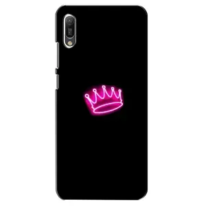 Чохол з Короною Huawei Ё6 2019 - (AlphaPrint) (Яскрава корона)