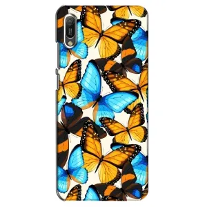 Чохол з принтом для Huawei Ё6 2019 - (Прикольні) (AlphaPrint) (Яскраві метелики)