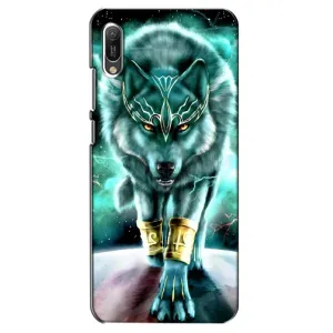 Захисні чохли для Huawei Ё6 2019 (AlphaPrint) (ХІТ продаж) ВОВК (Яскравий вовк)