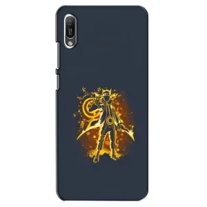 Naruto Anime Чехлы для Хуавей Y6 2019 (AlphaPrint) (золотой Наруто)