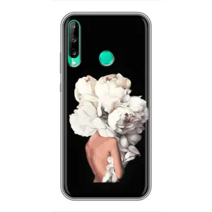 Чехлы (ART) Цветы на Huawei Y6p (VPrint) (Білі квіти)