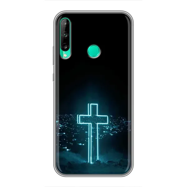 Чехол с принтом «Крест и город» для Huawei Y6p Чехол с принтом «Крест и город» для Huawei Y6p