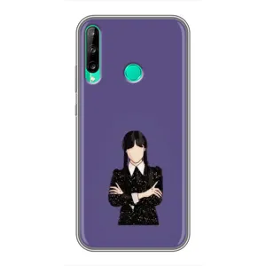 Чохли Венсдей на Huawei Y6p Уенсдей (AlphaPrint) (Венздей у чорному)