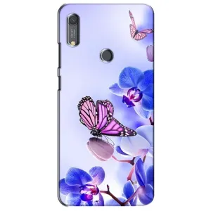 Чохли з квітами для Huawei Y6s (VPrint) (Метелик на квітах)