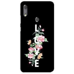 Чехлы для любимой на Хуавей Y6s (VPrint) (Квіти LOVE)