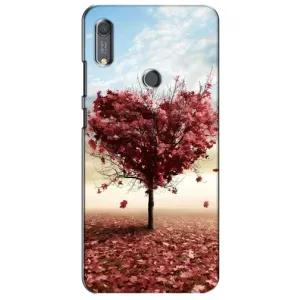 Чехлы для любимой на Хуавей Y6s (VPrint) (Дерево серце)