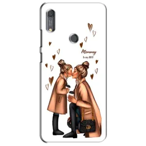 Чохол з друком для Huawei Y6s - (Мама з дитинкою) (AlphaPrint) (Донька і мама)