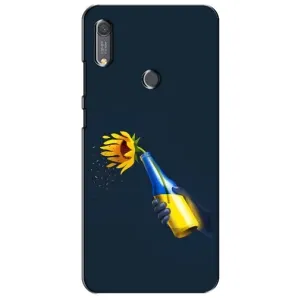 Чохол для Патріота України Huawei Y6s - (AlphaPrint) (Коктель молотова)