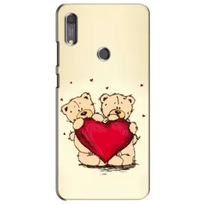 Чехлы для любимой на Хуавей Y6s (VPrint) (Медвежата)
