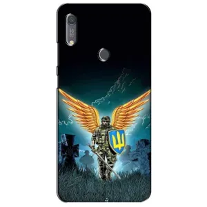 Чехлы с картинкой ЗСУ для Huawei Y6s (AlphaPrint) (Солдат ЗСУ)