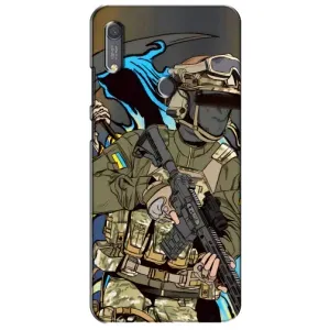 Чехлы с картинкой ЗСУ для Huawei Y6s (AlphaPrint) (Воїн ЗСУ)