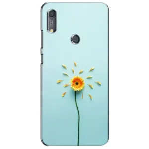 Чохли з квітами для Huawei Y6s (VPrint) (Жовта квітка)