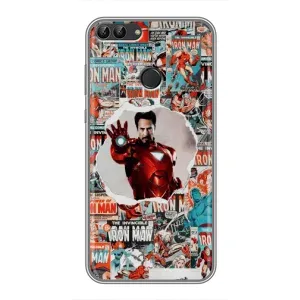Чохли з героями Марвел Huawei Y7 Prime 2018 (VPrint) (Айронмен)