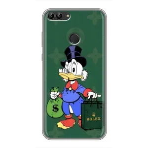 Чехли для Huawei Y7 Prime 2018 - Скрудж МакДак Louis Vuitton (PREMIUMPrint) (Богата Утка)