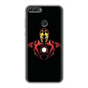 Чохли з героями Марвел Huawei Y7 Prime 2018 (VPrint) (Залізна людина)
