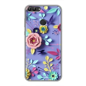 Чохли з квітами для Huawei Y7 Prime 2018 (VPrint) (Дизайн квітів)