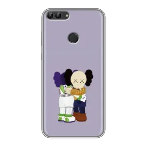 Чохли для Huawei Y7 Prime 2018 - Bearbrick Louis Vuitton (PREMIUMPrint) (Дружба Беарбрік)