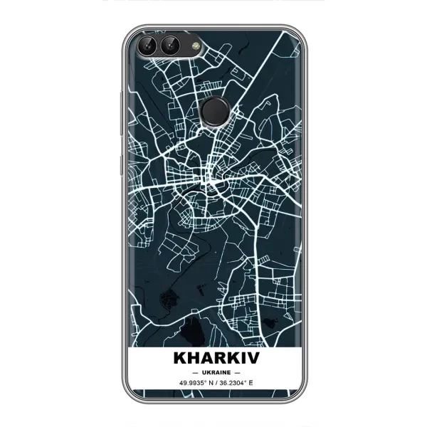 Чехол с принтом «Харьков» для Huawei Y7 Prime 2018
