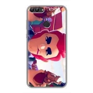 Чехол для Huawei Y7 Prime 2018 Бравл Старс (VPrint) (Кольт)