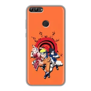 Naruto Anime Чохли для Хуавей Y7 Прайм 2018 (AlphaPrint) (команда Наруто)