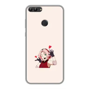 Чохли Персонажі Аніме Наруто для Huawei Y7 Prime 2018 (AlphaPrint) (Лайк Сакура)