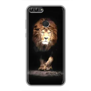 Чохол з картинкою ЛЕВ для Huawei Y7 Prime 2018 (VPrint) (Лев)