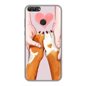 Чохли з собаками для Huawei Y7 Prime 2018 (VPrint) (Любовь до собак)