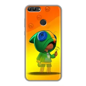 Чехол для Huawei Y7 Prime 2018 Бравл Старс (VPrint) (Хлопчик Леон)