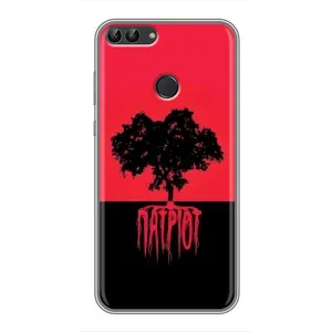Украинские Чехлы для Huawei Y7 Prime 2018 с картинкой УПА (AlphaPrint) (Патріот)