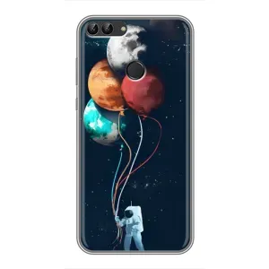 Космічні Чохли для Хуавей Y7 Прайм 2018 (VPrint) (Планети кульки)
