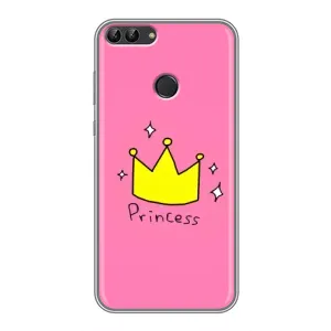 Чохол з картинкою (Стильні) Хуавей Y7 Прайм 2018 - (AlphaPrint) (Princess)