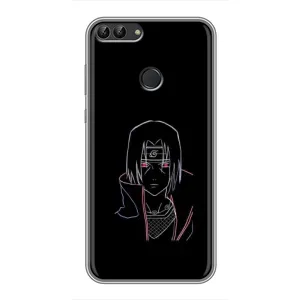 Чохли на тему: Ітачи Учіха для Huawei Y7 Prime 2018 (AlphaPrint) (силует Ітачі)