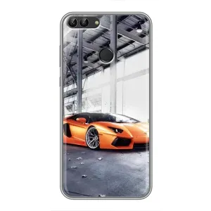Чохли з Машинами на Хуавей Y7 Прайм 2018 (VPrint) (Sport Car)