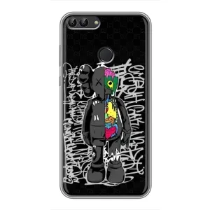 Чохли для Huawei Y7 Prime 2018 - Bearbrick Louis Vuitton (PREMIUMPrint) (Стиль Bearbrick)