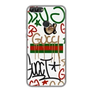 Бренднові Чохли для Huawei Y7 Prime 2018 - (PREMIUMPrint) (Стиль GUUCI)